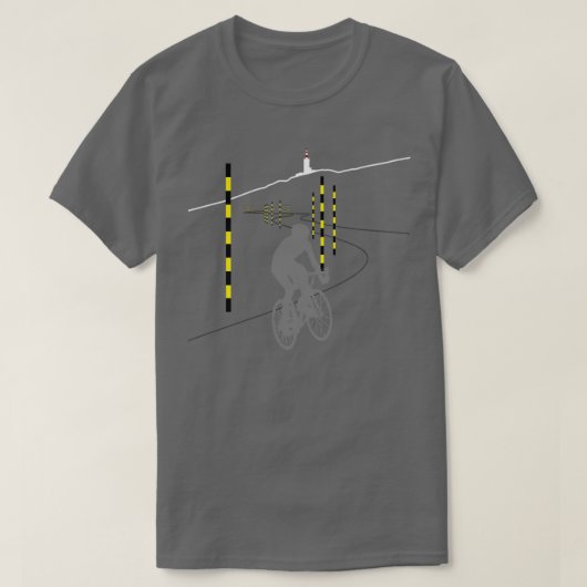 Mont Ventoux Cycle Challenge no text T-shirt (Design voorkant)