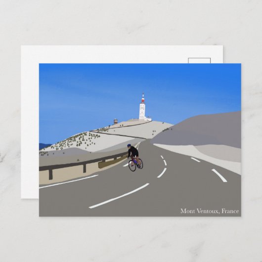 Mont Ventoux digitaal briefkaart (Voorkant / Achterkant)