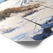 Mont Ventoux Frans land art print Poster (Hoek)