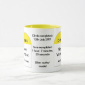 Mont Ventoux, Franse wegmarkering, racefiets, klim Mok (Midden)