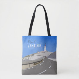 Mont Ventoux, handgetekend, fietsen, wielrennen Tote Bag