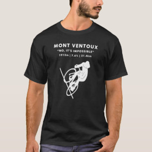 Mont Ventoux Road fietstop Beklimming T-shirt