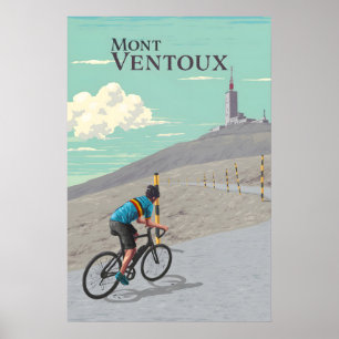 Mont Ventoux Wieler Reisposter Poster