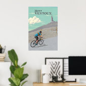 Mont Ventoux Wieler Reisposter Poster (Thuiskantoor)