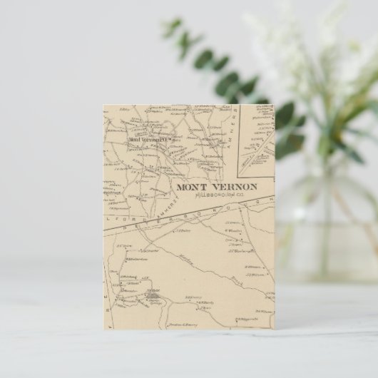 Mont Vernon, Sharon Briefkaart (Staand voorkant)