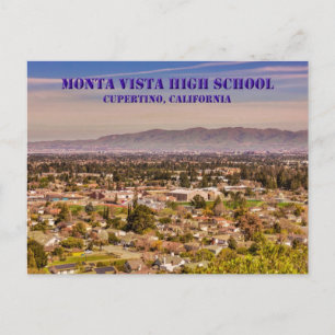 Monta Vista High School Cupertino, CA Briefkaart