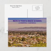 Monta Vista High School Cupertino, CA Briefkaart (Voorkant / Achterkant)
