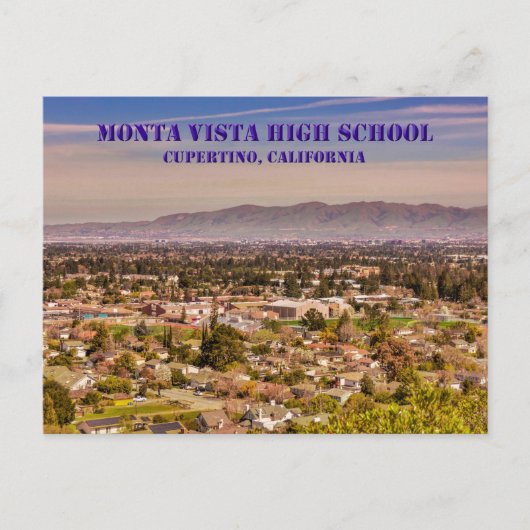Monta Vista High School Cupertino, CA Briefkaart (Voorkant)