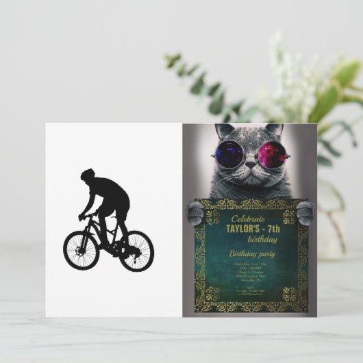 Montafiets silhouet kaart (Staand voorkant)