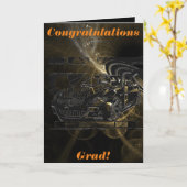 Montage inkt tekening - sportauto het middelpunt. kaart (Gele Bloem)