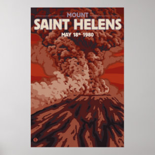 Montage Saint Helens - Explosion - Travel Poster