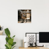 Montage van het paard poster (Thuiskantoor)
