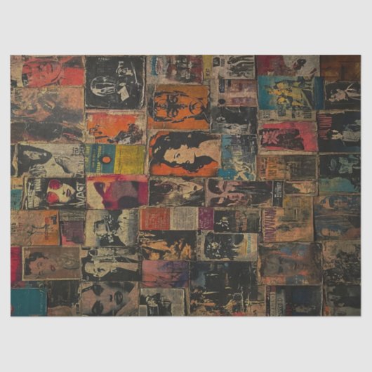 montagedecoupage tissuepapier (Voorkant)