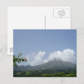 Montagne Pelée - Martinique, F.W.I. Briefkaart (Voorkant / Achterkant)
