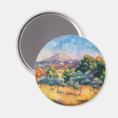 Montagne Sainte-Victoire (Paysage) Renoir Magneet (Voorkant / Achterkant)