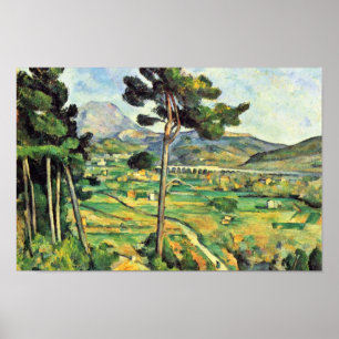Montagne Sainte-Victoire uit Bellevue Poster