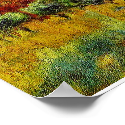 "Montagne Sainte Victoire" van Renoir Poster (Hoek)