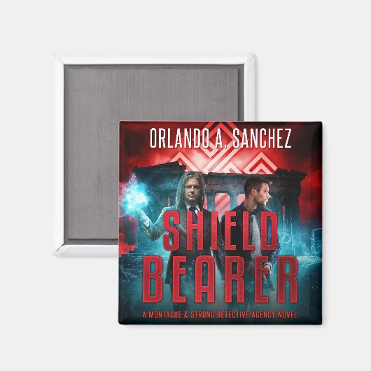 Montague & Strong - SCHILDDRAGER Magneet (Voorkant / Achterkant)