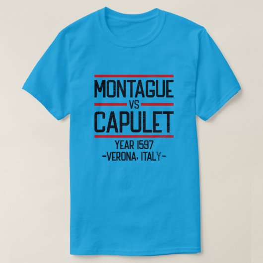 Montague vs Capulet T-shirt (Design voorkant)