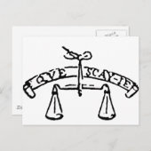 Montaigne's Motto-Que Sais-Je? Wat weet ik? Briefkaart (Voorkant / Achterkant)