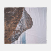 MONTAINEN ONDER WITTE HUID FLEECE DEKEN (Voorkant (Horizontaal))