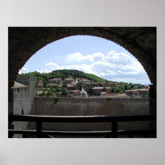 Montalpuciano, Italië Poster