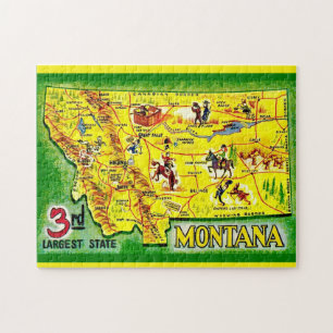 Montana 11x14 geïllustreerde legpuzzel