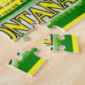 Montana 11x14 Illustrated Map Puzzle Legpuzzel (Zijkant)