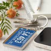 Montana 1975  Licence Bord Sleutelhanger (Voorkant Rechts)