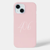 Montana 406 Roze Met Witte iPhone / iPad Case (Achterkant)
