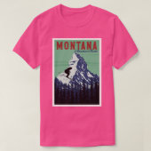 Montana alpine skiing t-shirt (Design voorkant)