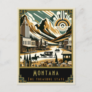 Montana | Art. Deco Briefkaart