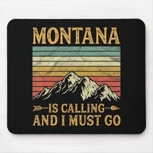 Montana belt en ik moet gaan muismat (Voorkant)