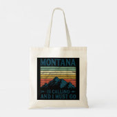 Montana belt en ik moet gaan tote bag (Achterkant)
