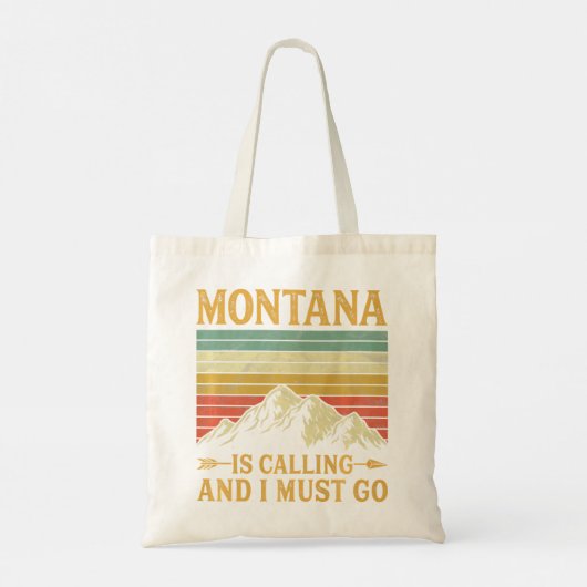 Montana belt en ik moet naar Premium gaan Tote Bag (Achterkant)