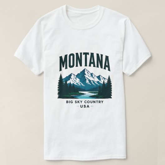 Montana Berg Erfgoed T-shirt (Design voorkant)