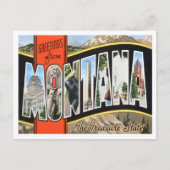 Montana  Big Letters Briefkaart (Voorkant)