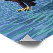 Montana - Big Sky CountryDiving Eagle Poster (Hoek)