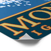 Montana — Big Sky CountryFly Vist Scene Poster (Hoek)