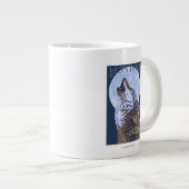 Montana - Big Sky CountryHowling Wolf Grote Koffiekop (Voorkant rechts)