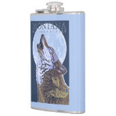 Montana - Big Sky CountryHowling Wolf Heupfles (Links)