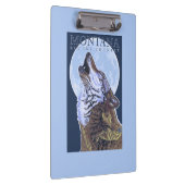 Montana - Big Sky CountryHowling Wolf Klembord (Rechts)