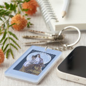 Montana - Big Sky CountryHowling Wolf Sleutelhanger (Voorkant Rechts)