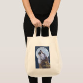 Montana - Big Sky CountryHowling Wolf Tote Bag (Voorkant (product))