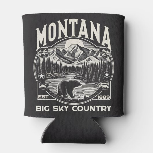 Montana Big Sky Land Blikjeskoeler (Achterkant)