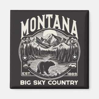 Montana Big Sky Land Magneet