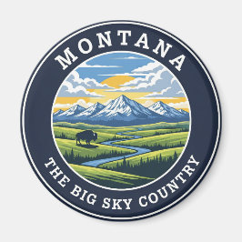 Montana Big Sky Land Magneet