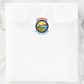 MONTANA BIG SKY STAATSVLAG RONDE STICKER (Tas)