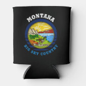 MONTANA BIG SKY STATE FLAG BLIKJESKOELER (Voorkant)