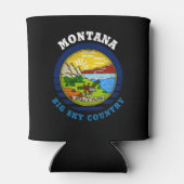 MONTANA BIG SKY STATE FLAG BLIKJESKOELER (Achterkant)